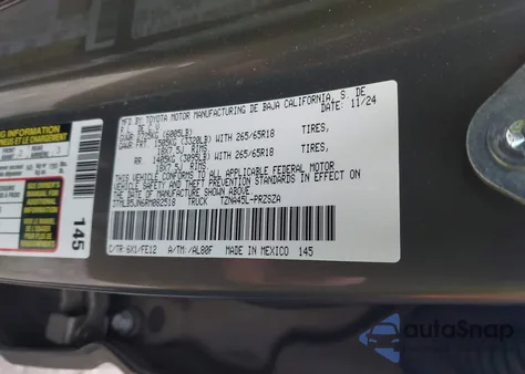 2024 Toyota Tacoma Trd Sport из США, поврежденный, VIN 3TMLB5JN6RM082518